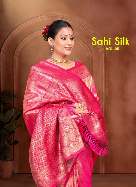 Sahi Silk Vol 5 By Bunawat Kanjivaram Silk Saree Wholesale In India
